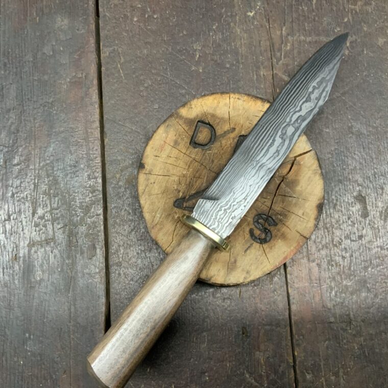 Damascus Frontier Knife - Image 2