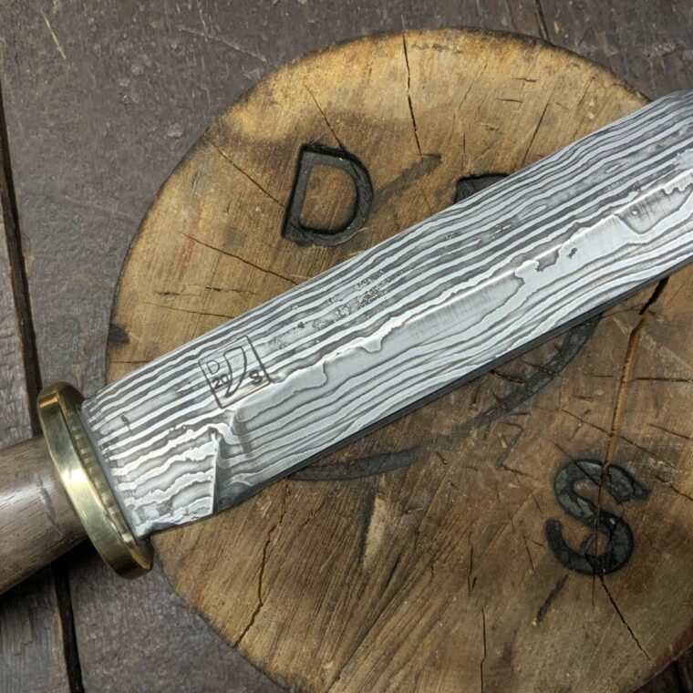 Damascus Frontier Knife - Image 3