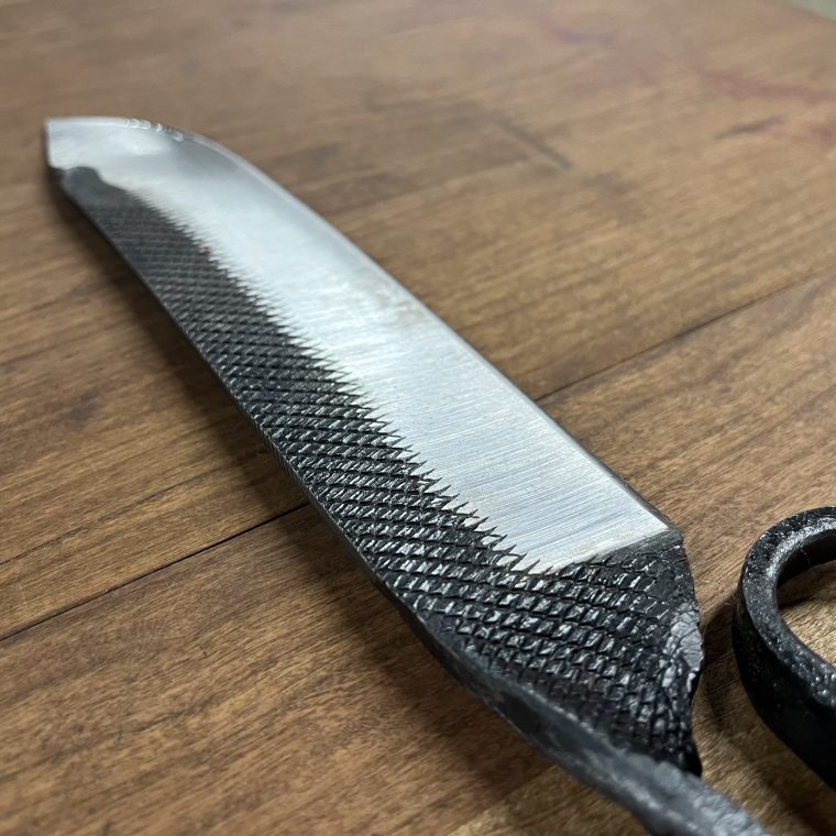 rasp blacksmith knife