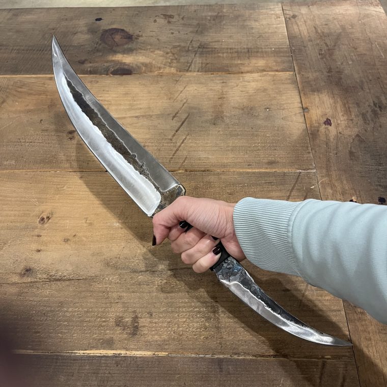 double bladed knife