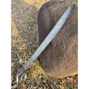 "bones" damascus sword