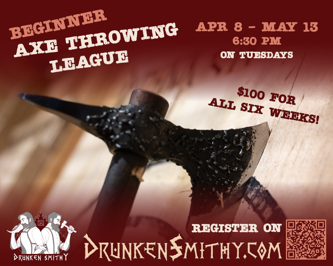 Drunken Smithy Axe Throwing League