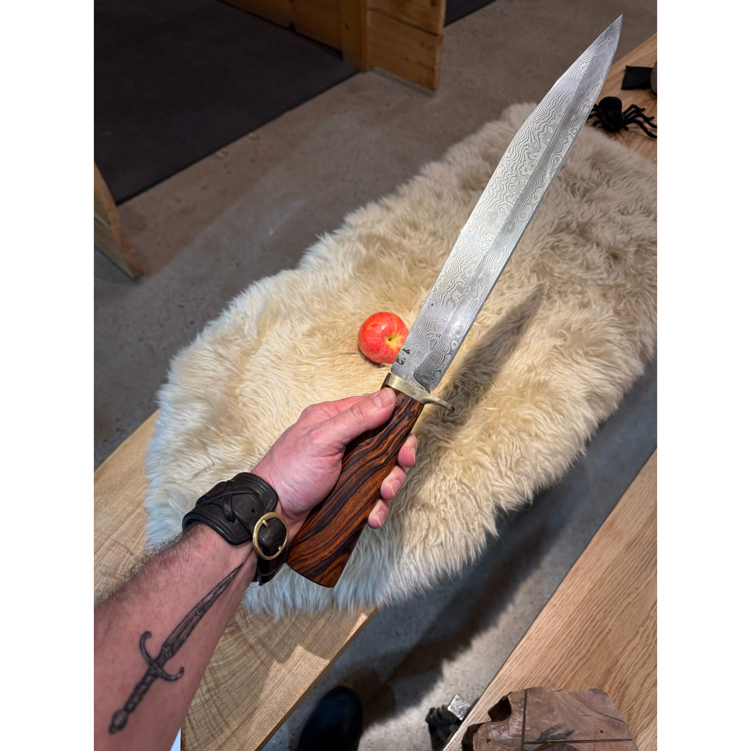 Enchanted Damascus Seax - Image 3